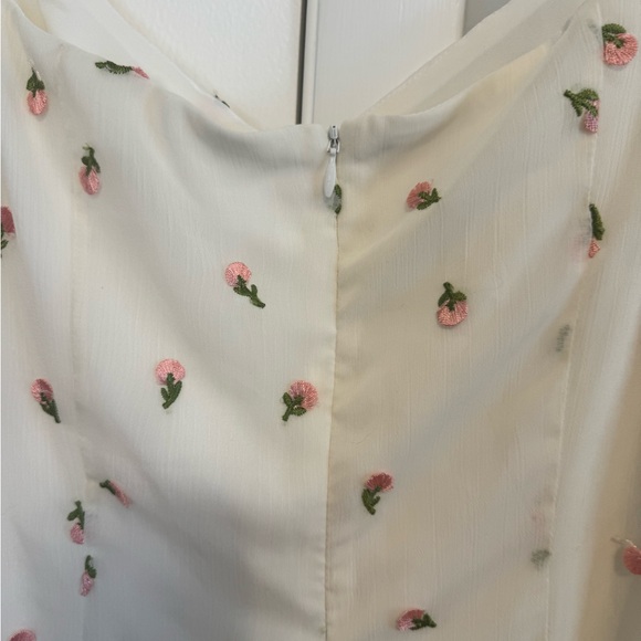 Fame and Partners White Floral Mini Dress - Picture 7 of 10